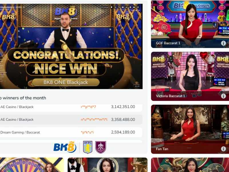 Hướng dẫn tân thủ cách thức đặt cược tại sảnh casino Bk8